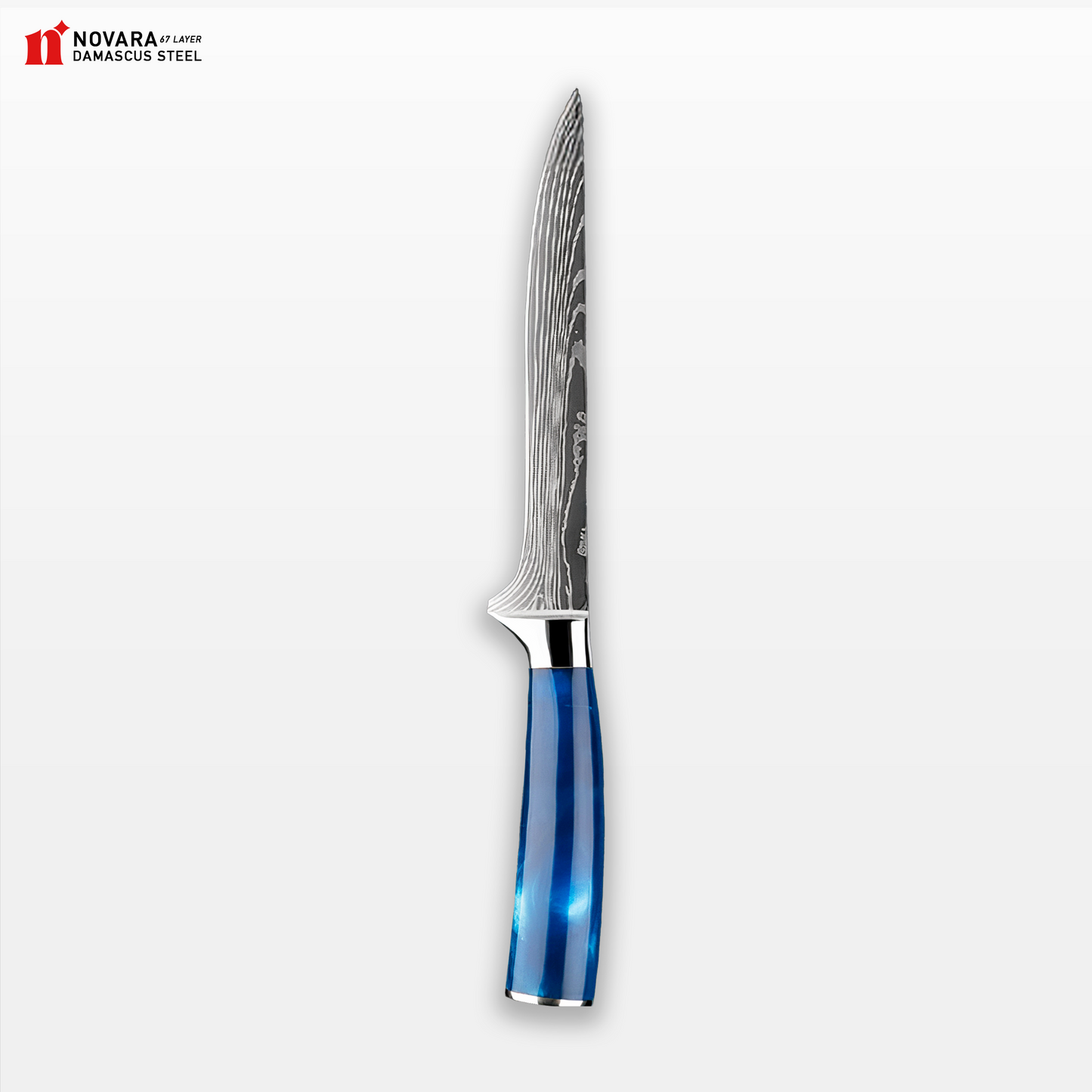 Novara Mottomo (最も青い) - Damascus Steel Knives