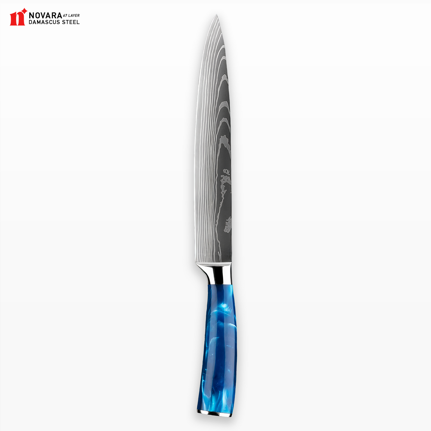 Novara Mottomo (最も青い) - Damascus Steel Knives