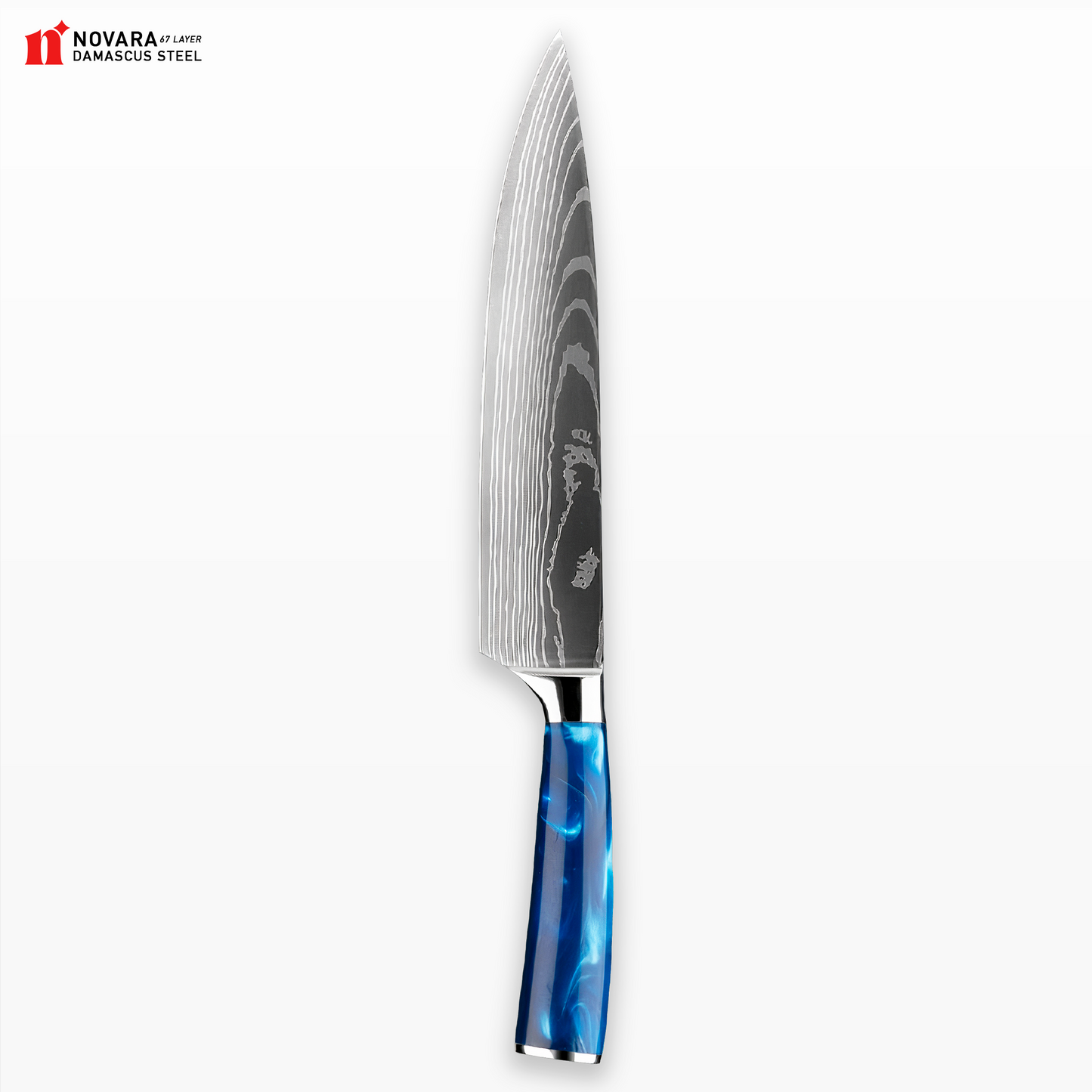 Novara Mottomo (最も青い) - Damascus Steel Knives