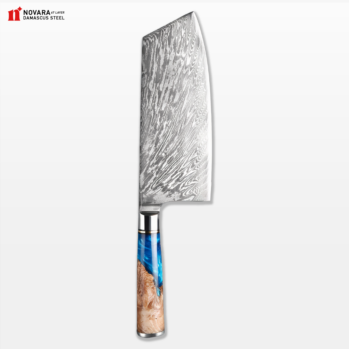 Novara Tsunami (ウェーブナイフ) - Damascus Steel Knives