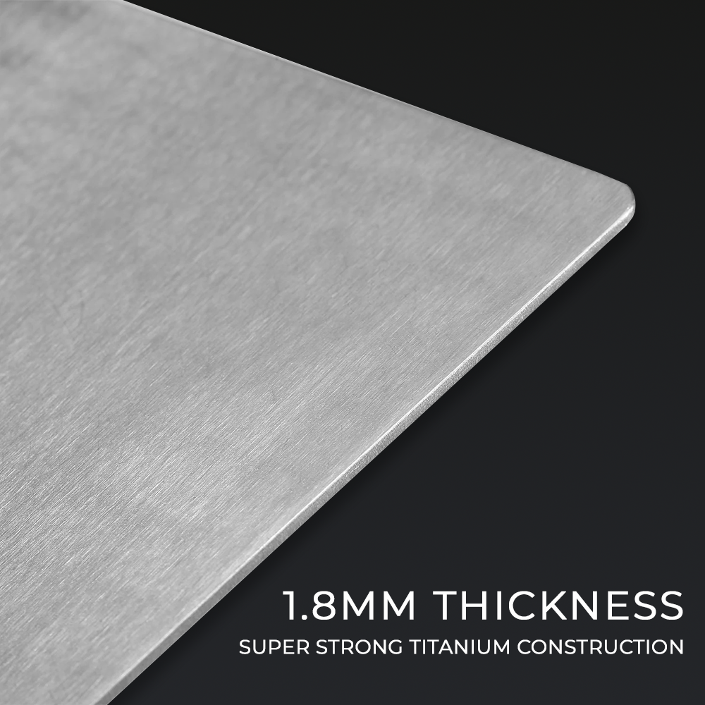 100% Pure Titanium Cutting Board V1