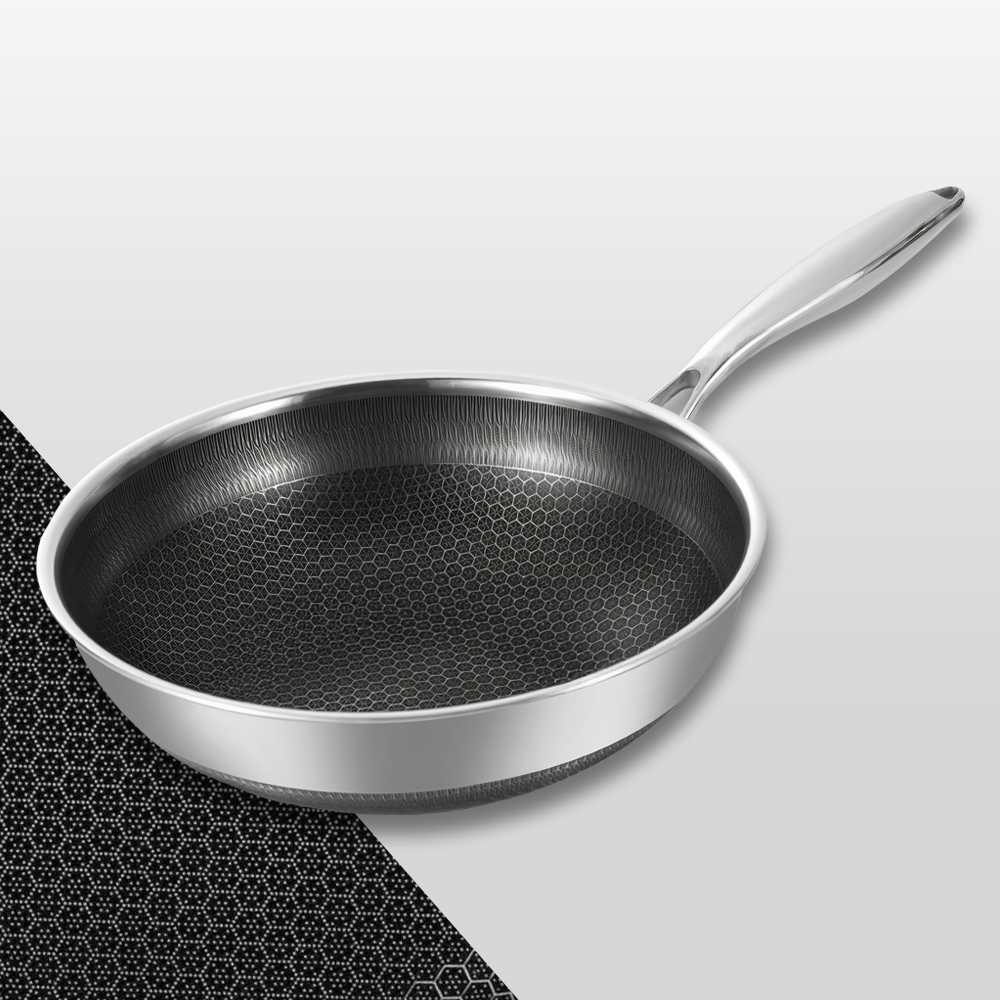 PureClad™ - 7 pc Hybrid Wok & Pans Set w/ Lids
