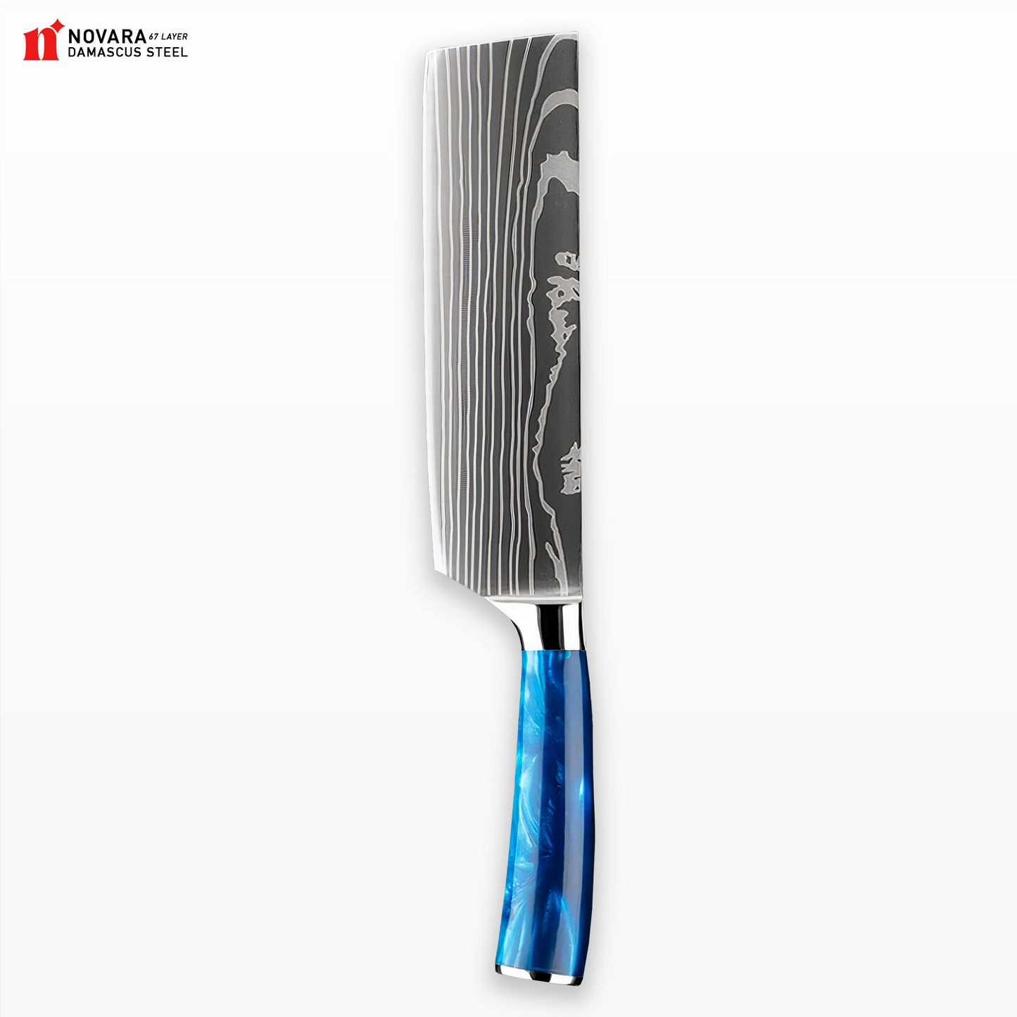 Novara Mottomo (最も青い) - Damascus Steel Knives