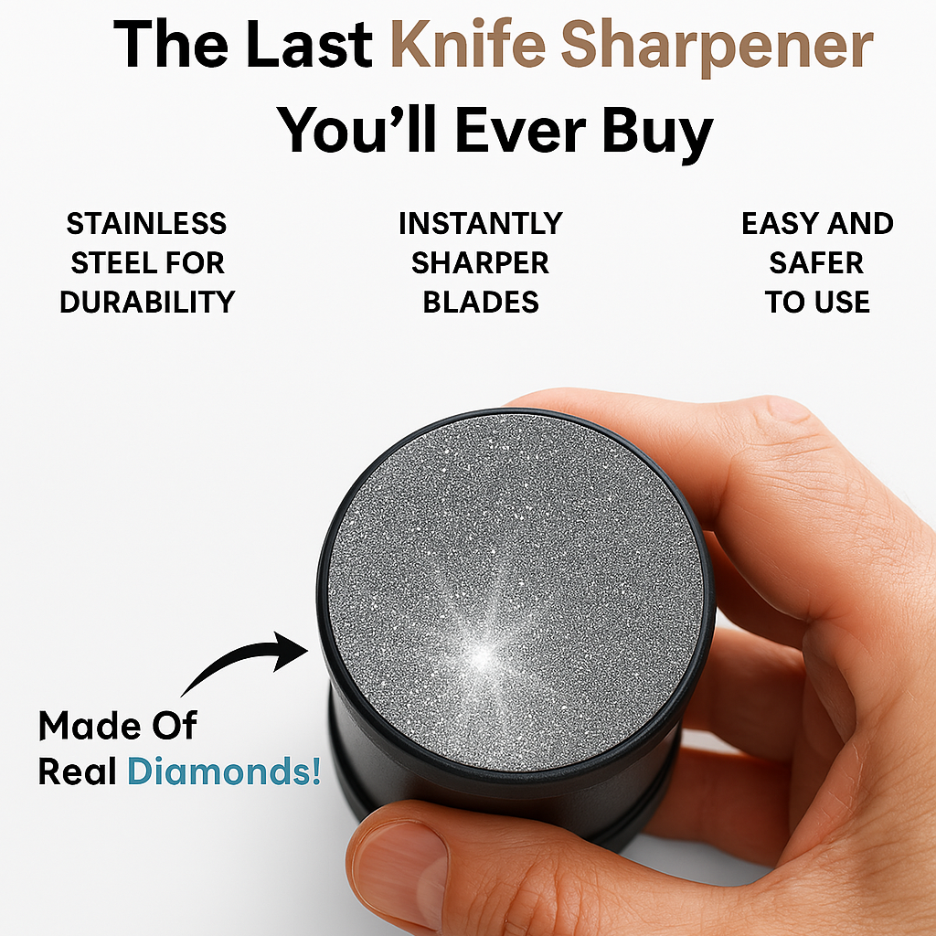 NOVARA DIAMOND ROLLING KNIFE SHARPENER SET