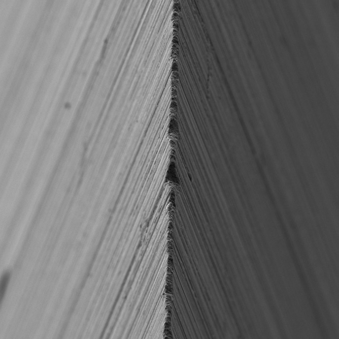 Blade after sharpening
