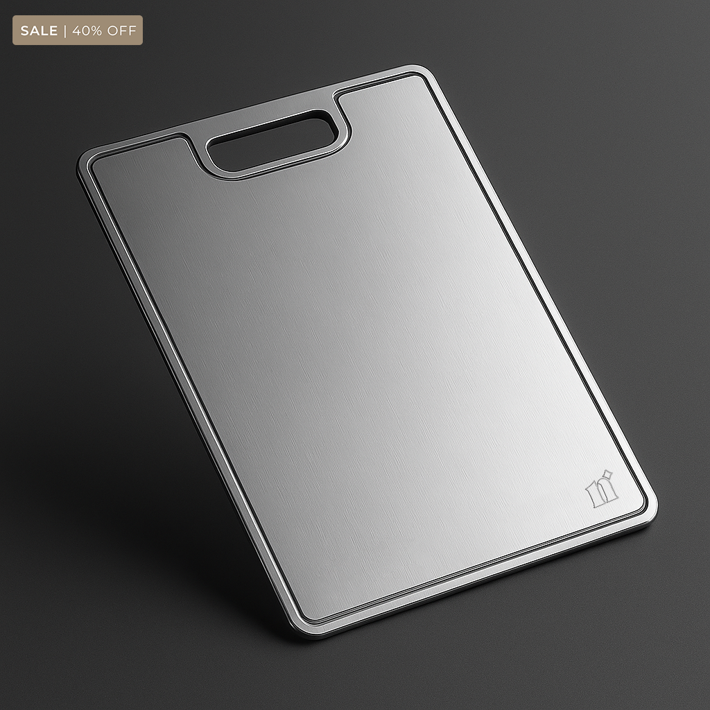 100% Pure Titanium Cutting Board V2