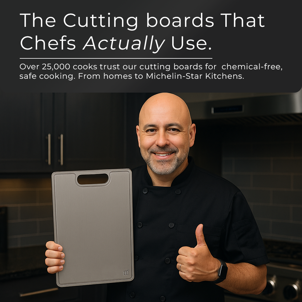 100% Pure Titanium Cutting Board V2
